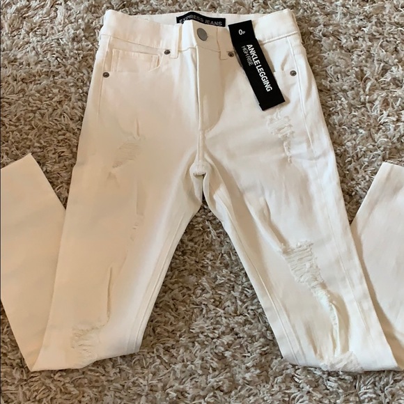 Express Denim - Women’s Distressed Skinny Jeans